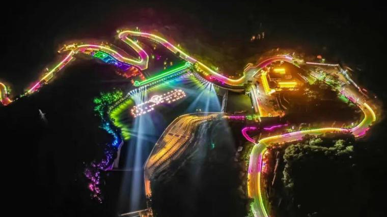 北京梨树沟休闲小镇水秀夜游嘉年华音响系统工程