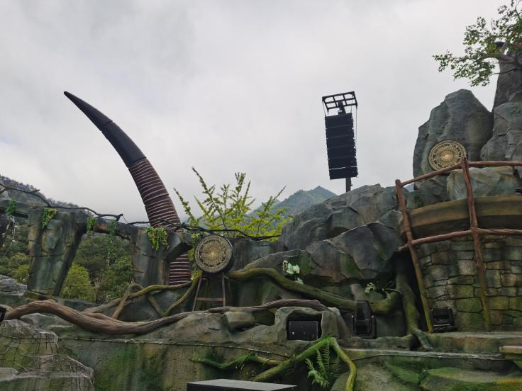 通城县药姑山古瑶村4A 级旅游景区改扩建工程（遥望千年演绎）-户外情景演艺全景声音响系统