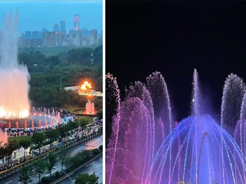 上海大宁公园音乐喷泉音频扩声项目